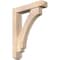 Ekena Millwork Imperial Craftsman Smooth Bracket w/ Offset Brace, Douglas Fir, 5 1/2"W x 26"D x 34"H BKT0604X26X34IMP04SDF - alternate 1